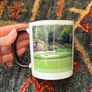 Masters Golf Course Mug with Black Handle